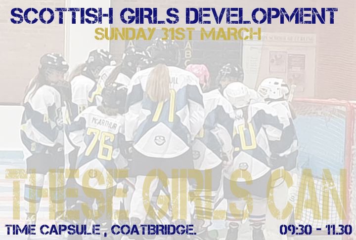 LLightningJIHC's tweet image. Scotland girls development - Sunday 31 March, Time Capsule, 09:30-11:30. - 🏒🏴󠁧󠁢󠁳󠁣󠁴󠁿🥅 

#scottishicehockey #girlsdevelopment #northlanarkshire #sportscotland #icehockey #pucklife #lovehockey #icehockeygirls #girlswhoplayicehockey