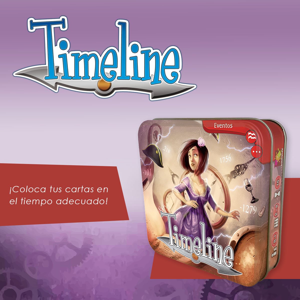 Asmodee_es's tweet photo. ¿Cuándo se inventó la bombilla? ¿En qué año se estrenó la primera película de Star Wars?  Solo el que tenga mejor memoria y un instinto más desarrollado puede alzarse con la victoria. ¿Llegarás a tiempo?

https://t.co/qpmOJqvPqi
#Timeline https://t.co/8uDpIYM9bq