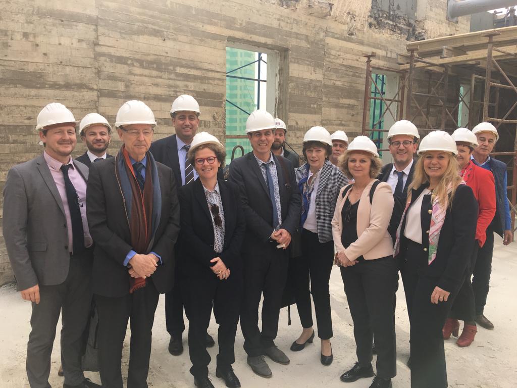 M.le Directeur Général de <a href="/mlfmonde/">Réseau mlfmonde</a> et sa délégation visitent le chantier de rénovation du site de <a href="/Lycee_Verdun/">Lycée Franco-Libanais MLF Verdun</a> Verdun 2.