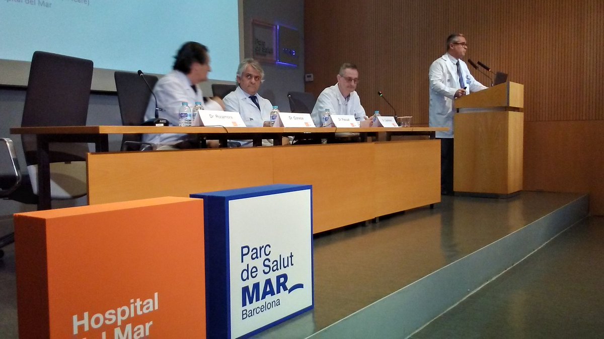 hospitaldelmar's tweet photo. L'ablació #làser és un canvi de paradigma en el tractament de l'#epilèpsia i els tumors cerebrals, expliquen els doctors Gerardo Conesa, Jaume Capellades i @Dr_Rocamora #neurocirurgia https://t.co/JCzfFMbtMu