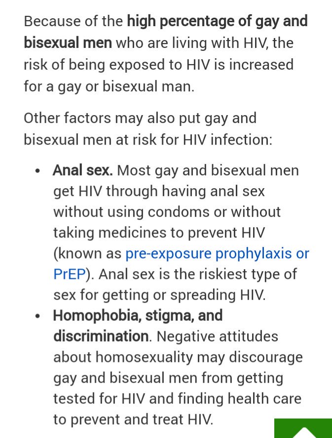 "LGBT penyumbang utama HIV & AIDS"There are a number of reasons for this, like a lack of access to medical care due to the stigma, and also cases of being forced into sex work because discrimination prevents them from getting any other job