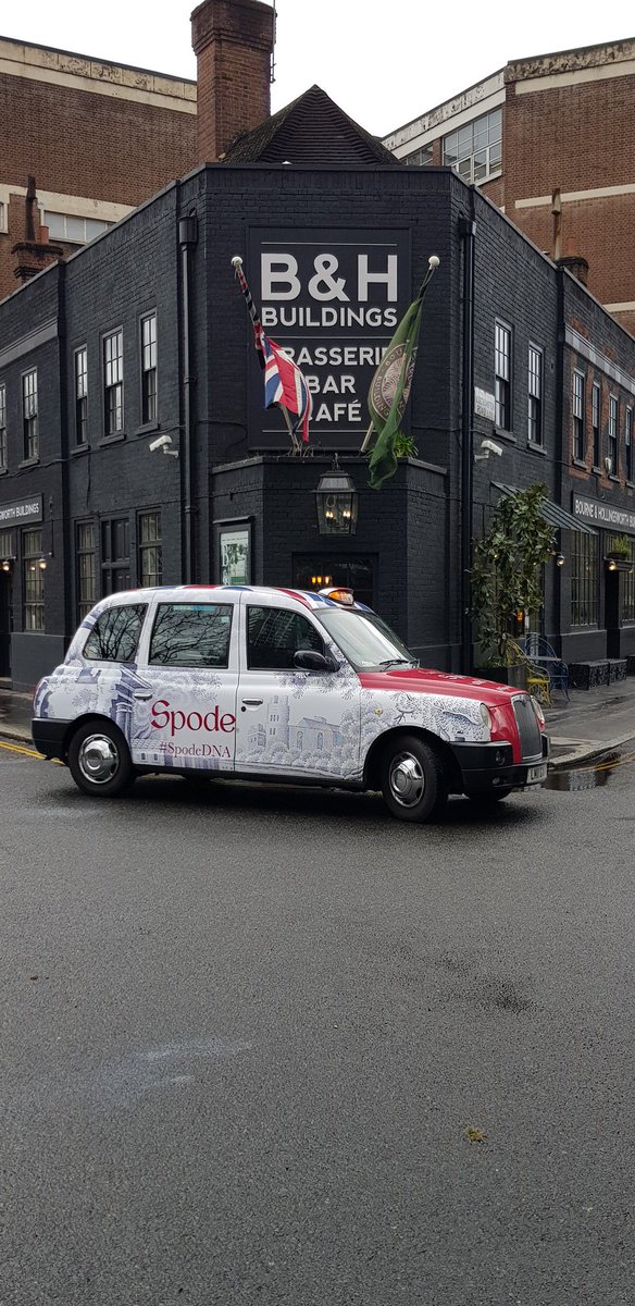 Have you spotted our Spode taxi about it London yet? #PMxSpode #SpodeDNA