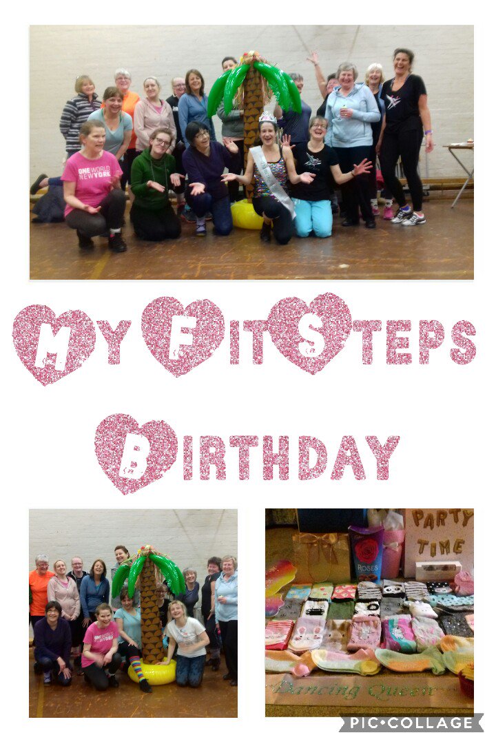 FitSteps_Tracey's tweet photo. When your FitSteppers throw you a surprise birthday party ☺🎉🎁👑🎂💃
Feeling the @Fit_Steps love 😍 https://t.co/HgdFNuSsh6