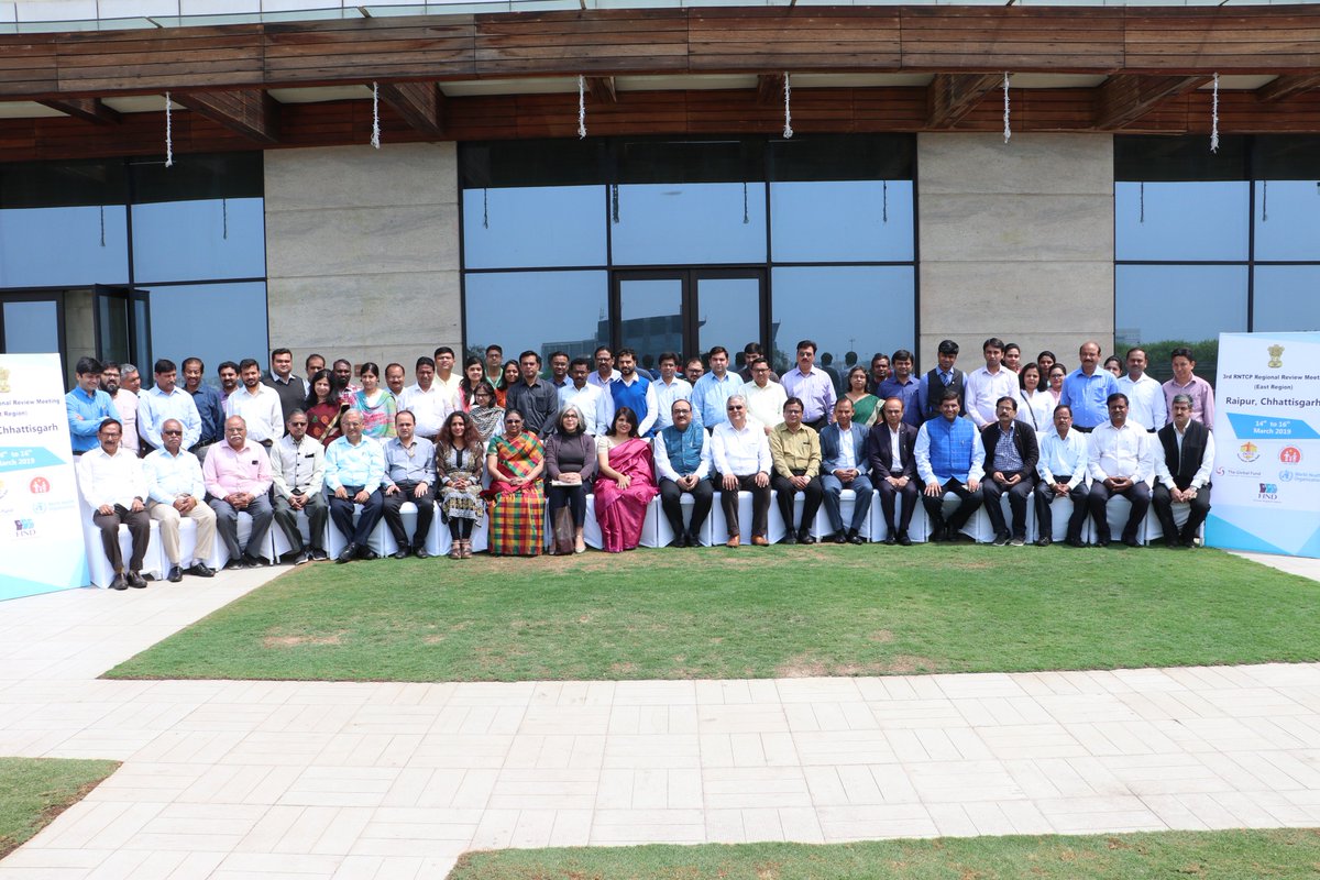 To review the performance of States, a regional review meeting (eastern region) started today (14th-16th March 2019)  at Raipur, Chhattisgarh.
A way forward to achieve objectives of National Strategic Plan (2017-25) for #EndTB <a href="/MoHFW_INDIA/">Ministry of Health</a> <a href="/IMAEndTB/">Indian Medical Association - End TB</a> <a href="/AS_RNTCP/">Sanjeeva Kumar</a> <a href="/iamvikassheel/">Vikas Sheel IAS</a> <a href="/WHO/">World Health Organization (WHO)</a>