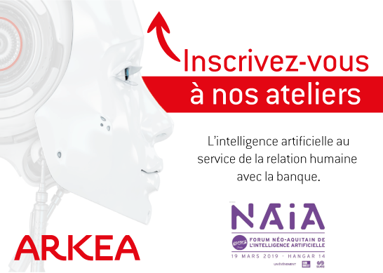 Le 19 mars prochain, pendant le @NAIA_forum_IA, venez participer à nos ateliers “SHAKER DAYS” #wearearkea  #NAIA2019 
✅Inscrivez-vous dès maintenant ! 
👉Inscrivez-vous au salon Naïa : naia.io 
👉Choisissez-votre horaire d’atelier : doodle.com/poll/t4cwr9u6q…