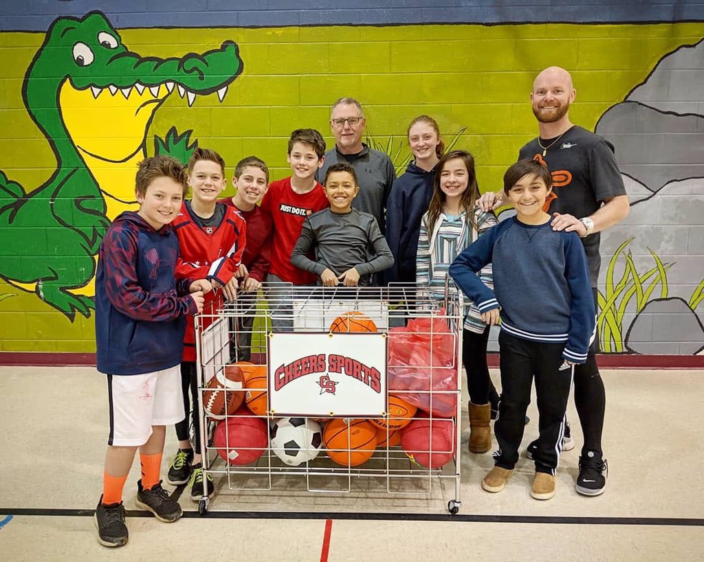 KWC PTO (@kwcpto) on Twitter photo Thank you to <a href="/CheersSports/">Cheers Sports</a> for their generous donation of recess equipment to our kiddos! #communitysupport #crocsrock Thank you to <a href="/CheersSports/">Cheers Sports</a> for their generous donation of recess equipment to our kiddos! #communitysupport #crocsrock