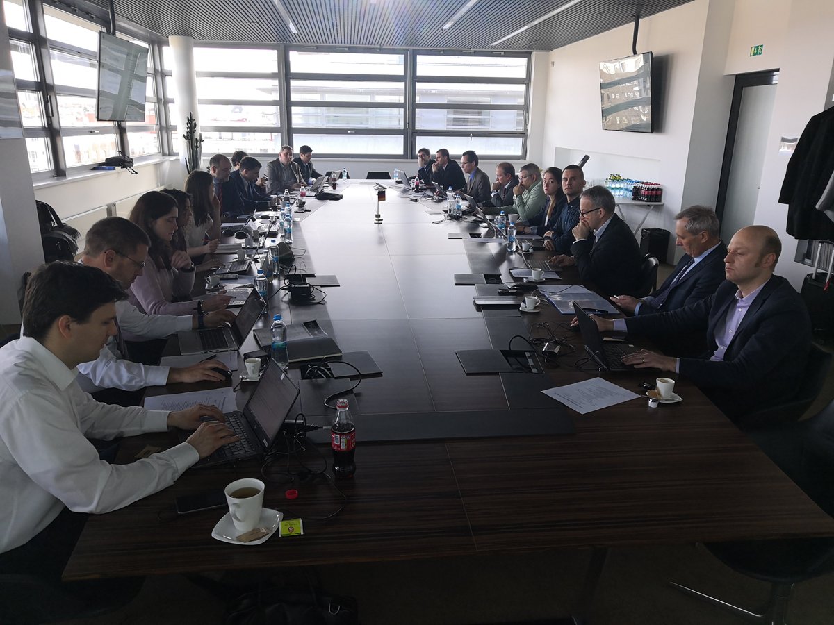 EDSO_eu's tweet photo. Thanks again to our hosts #CEZ &amp; #PRE for 2 days of enlightening discussions on the future of #ElectricVehicles Charging at @EDSO_eu #Projects Committee along with prospects for #innovation in #smartgrids 
See you in #Graz in June to talk #storage &amp; #SmartCities @franziscus_mxms https://t.co/BEnksBcc6l