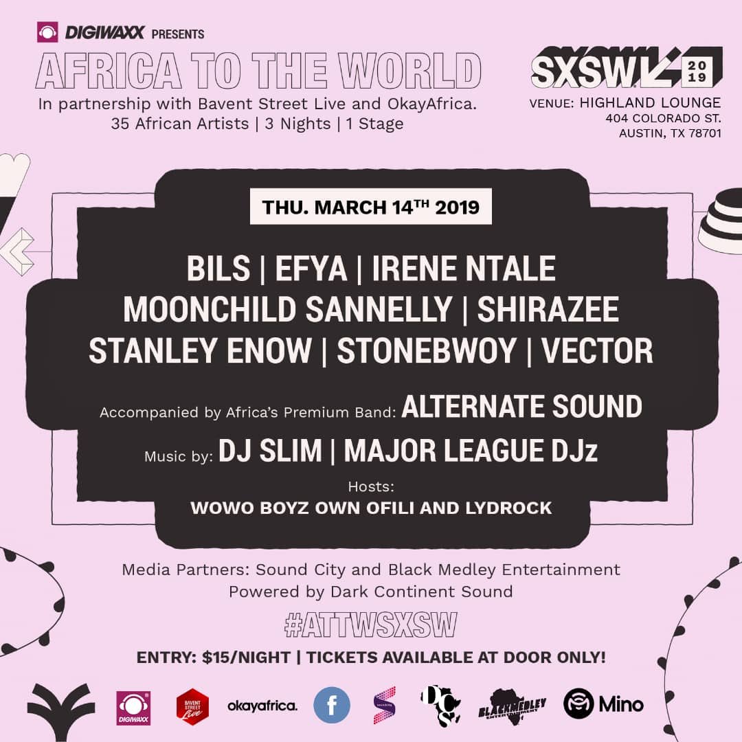 OnTopMagzine's tweet photo. Souhaitons une bonne chance Γ lβArtiste @StanleyEnow qui reprΓ©sente le Pays aujourdβhui sur la scΓ¨ne du grand festival Africa To The World (Γ Austin au Texas) qui met en avant des grosses tΓͺtes de la musique Africaine.
Nous sommes de tout cΕur avec King Kong π¨π²ππΌ #attwsxsw @sxsw https://t.co/ewdVF7zhFq
