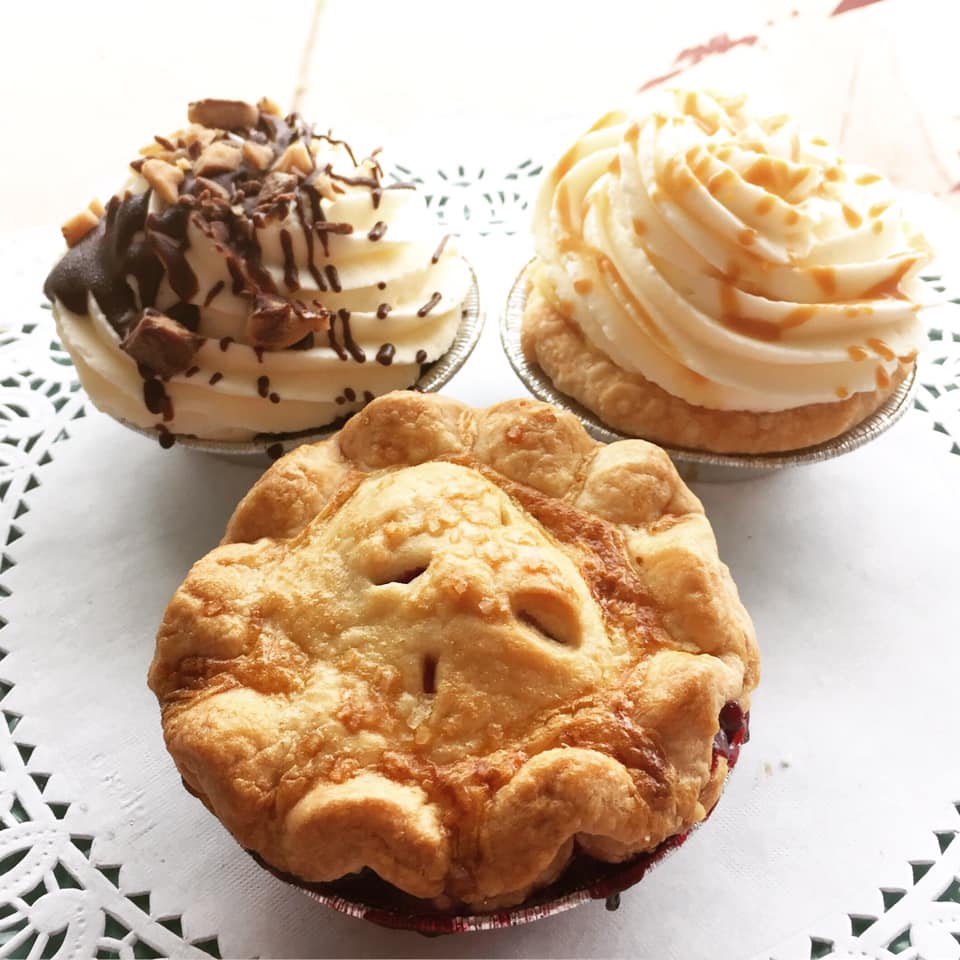 Me-oh-my, we love pie! 😍🥧  TODAY IS INTERNATIONAL PI(E) DAY! We’re baking up tender, flaky crusts,  sumptuous fillings, and decadent toppings RIGHT NOW. Doors open at 10AM  — come get them while they last! #PiDay #PieDay #incrustwetrust