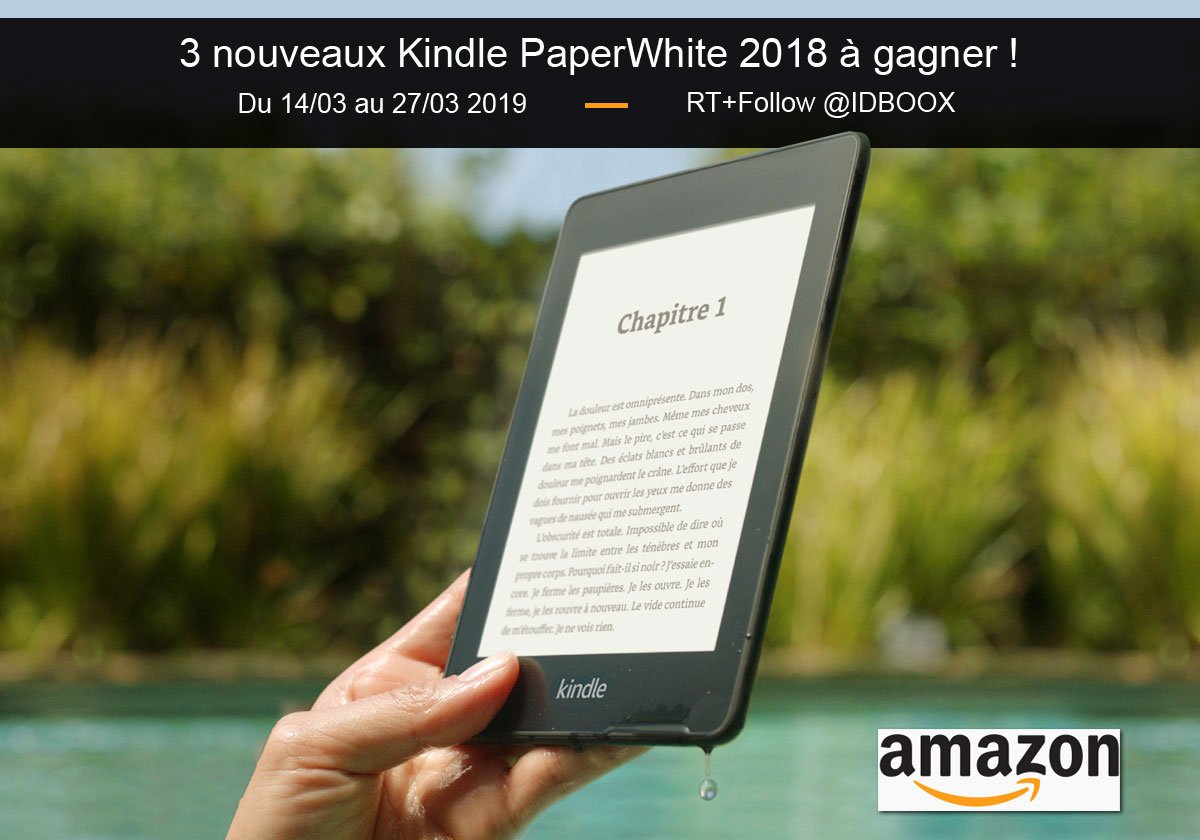 Jeu Concours - Une liseuse Kindle Paperwhite Signature Edition à gagner ! -  IDBOOX