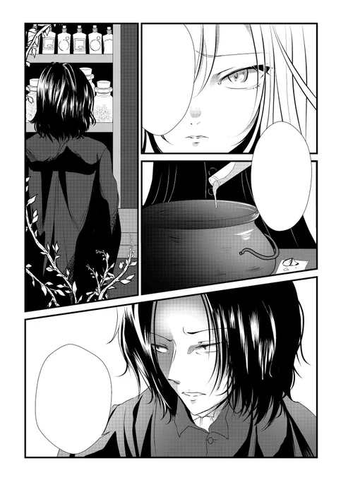 とくに目的もなく夢漫画を描いたけど続きもしないし
セリフすら入れてないので発想力豊かな人に丸投げしたい( ˘ω˘ )
※セブルス夢注意
※夢主有り
※夢漫画注意 
