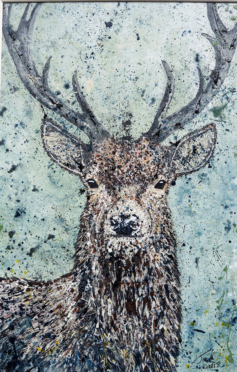jackmorrisart1's tweet photo. Just finished a new painting of a Stag titled Rubin (The Hurricane) He could have been the champion of the world https://t.co/Y5HSHokAv4