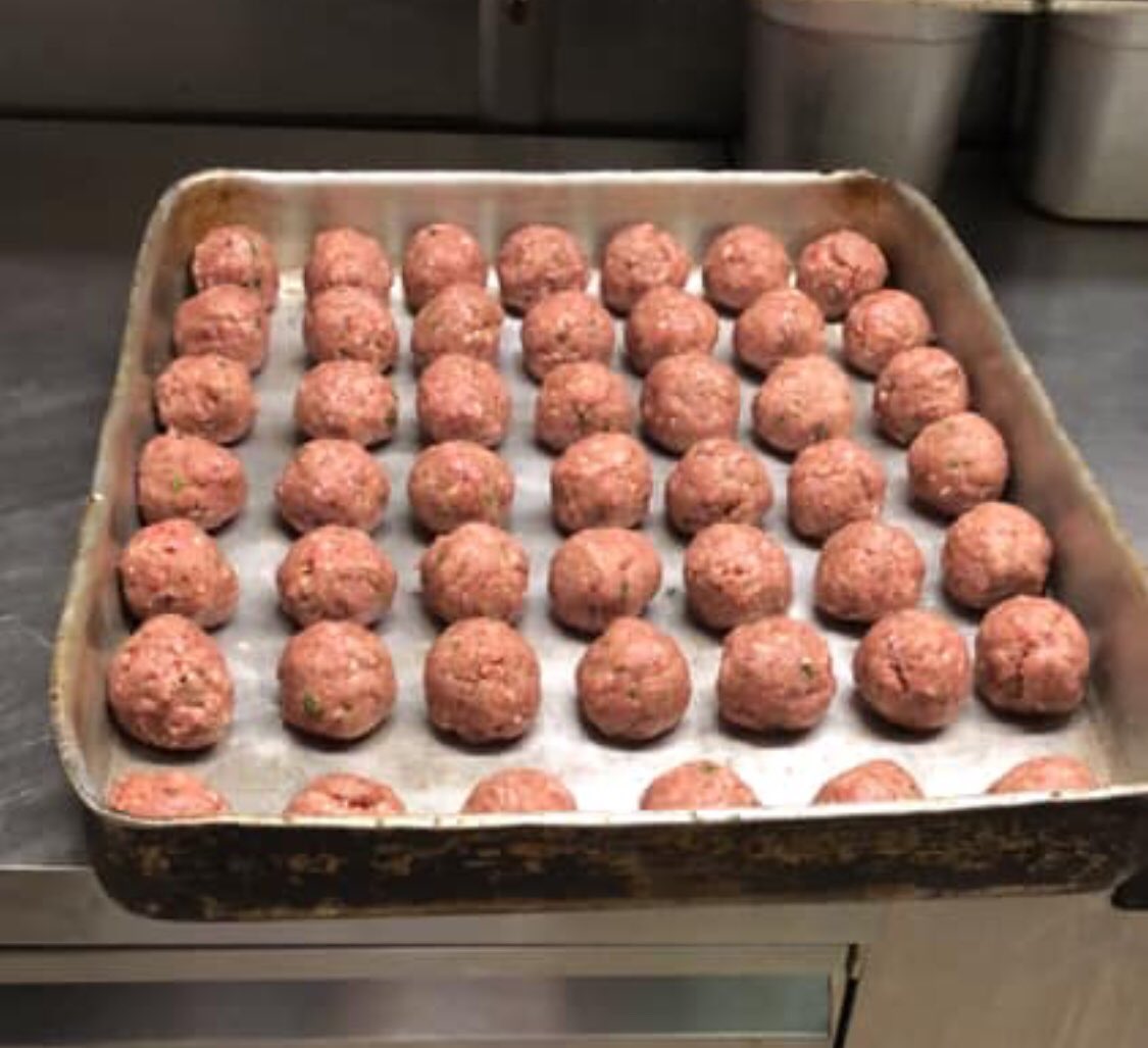 An old favorite. Homemade meatballs freshly prepared #delicious #succulent