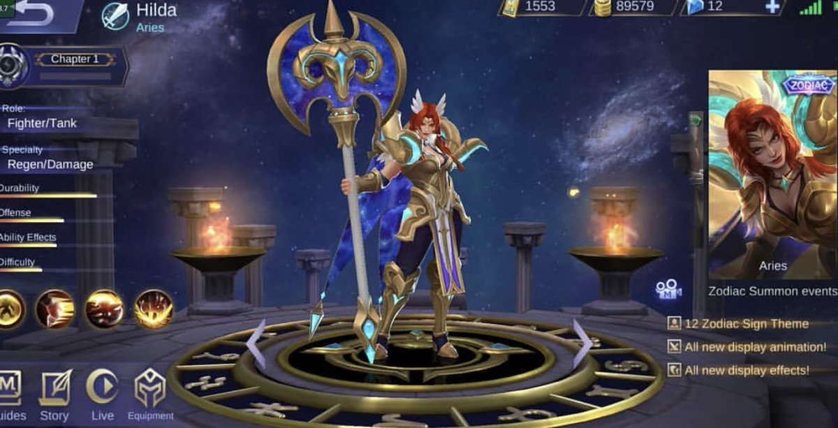 Mobile Legends Philippines On Twitter New Skin Hilda The Zodiac Aries Mobilelegends Mobilelegendsph Mobilelegendsphilippines Mobilelegendsbangbang Https T Co Ibuhphea5k