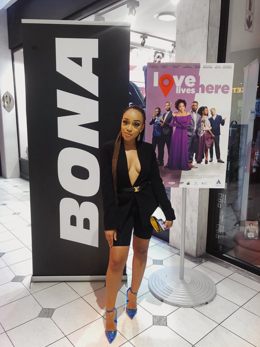 lovelives_h's tweet photo. The first of many celebrations!!! Thank you @BonaMag for backing us &amp; thank you for a beautiful cover, thank you @CirocVodka_SA for the amazing cocktails and @DriveDry for making sure we get home safely #BONAMag #LoveLivesHereMovie #DriveDry https://t.co/wRSmA9rurd