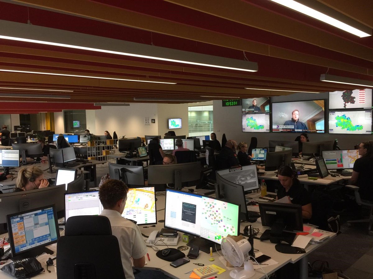 ESNfire's tweet photo. #FENZ (Fire and Emergency New Zealand) colleagues are visiting Staffordshire and West Midlands Fire Control @SWMFireControl today accompanied by a member of our #NFCC #ESMCP team. Part of this visit will include presentations about #999eye @999eye1 and #ESNUK #Assure #ESNUK https://t.co/RnlQ8srOY2