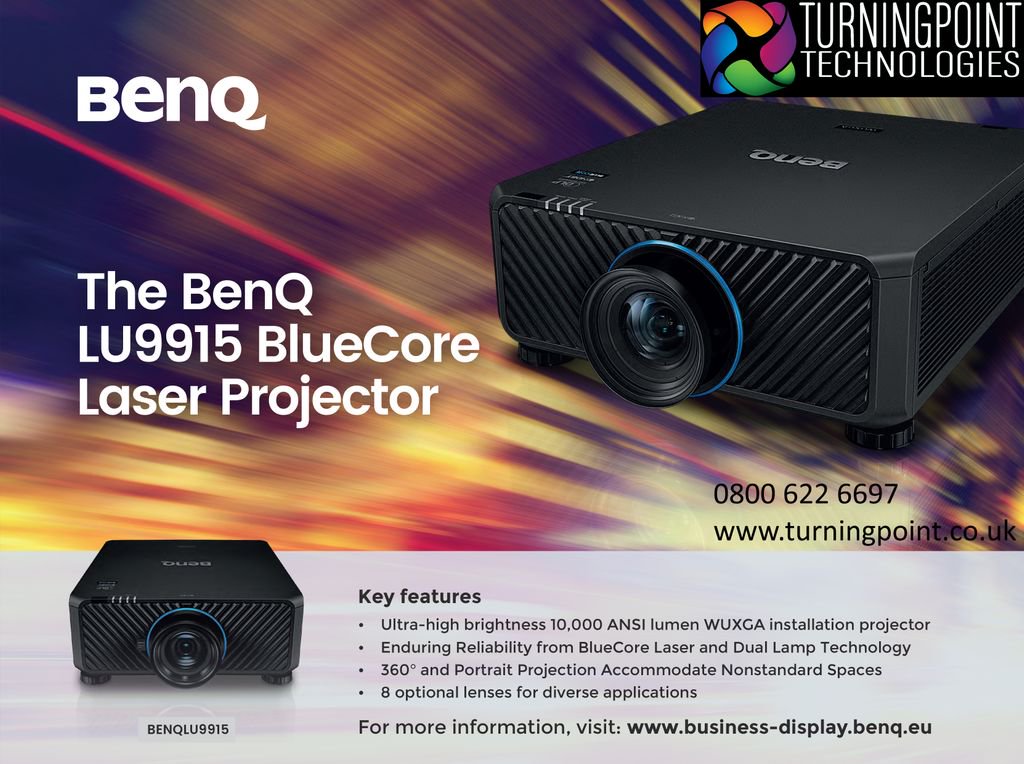 TPTechLtd's tweet image. Turningpoint supply and install #Benq #Laser #projector into #education #museums  #showrooms #curators #lampless #technology reach out to us for further details,. sales@turningpoint.co.uk