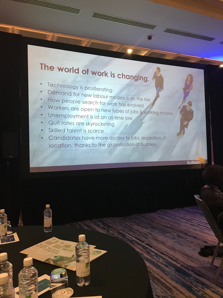 jwylie36's tweet photo. The world of work is changing.
⁦@NRFIreland⁩ ⁦@OsborneRecruits⁩ #nrfconf https://t.co/8zwdy4ENXA