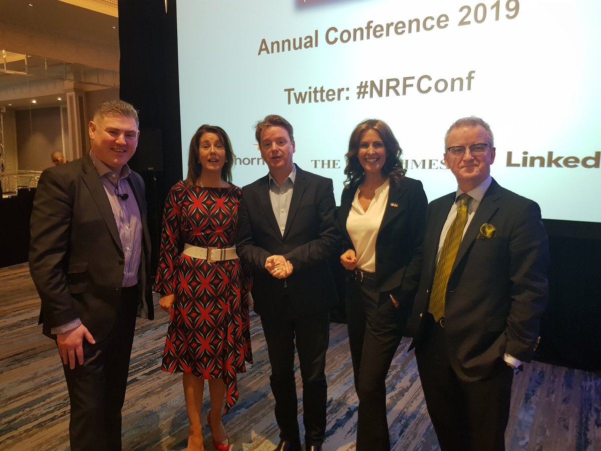 BrIreCham's tweet photo. Glad to be part of the positive dialogue @NRFIreland #NRFConf focussed on our positive future #jibs #trade #bigprinciples https://t.co/0jayT6ReC9