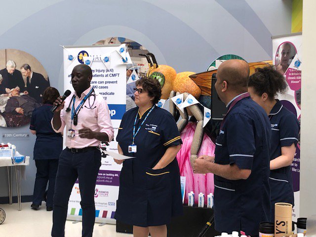 on world kidney day - consultant Leonard Ebah talking about the wonderful work that our AKI team have done to identify and treat patients with Acute Kidney Injury in CMFT  @l_ebah #WorldKidneyDay  #Acutekidneyinjury