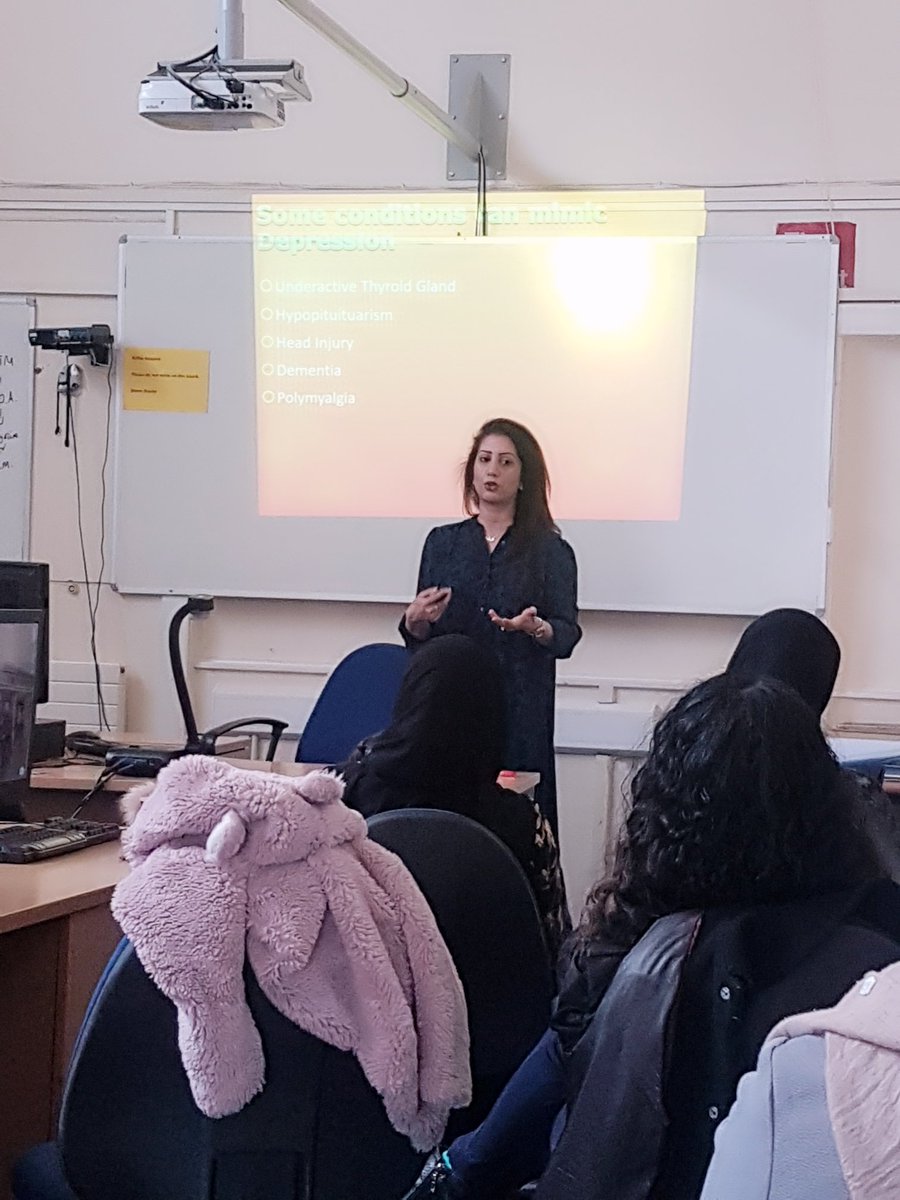 At <a href="/HathershawC/">Hathershaw College</a> CHAI. The inspirational Dr <a href="/siemaiqbal/">Siema Iqbal</a> led a fantastic interactive workshop raising awareness around #MentalHealth #Depression #Anxiety #causes #symptoms  #treatments #BreakingStigma also covered contraception &amp; cervical cancer. Thankyou so much Dr Iqbal @askdoc1