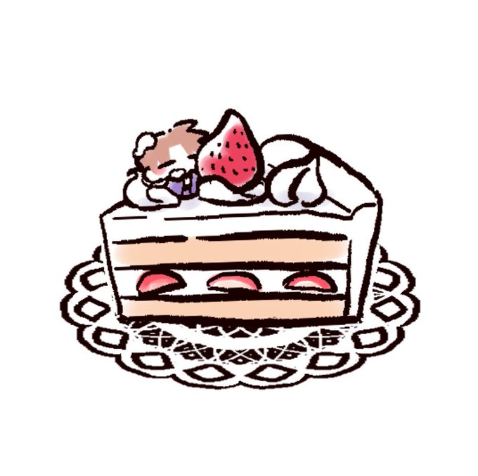 「苺 ショートケーキ」のTwitter画像/イラスト(古い順)