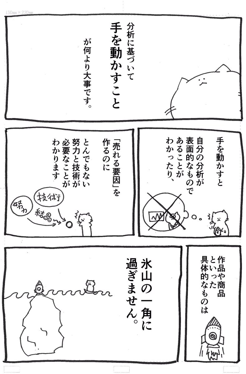 「水面下の氷山」の話。 