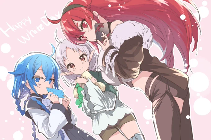 夜遅くなっちゃったけどハッピーホワイトデー!ファンアートです 