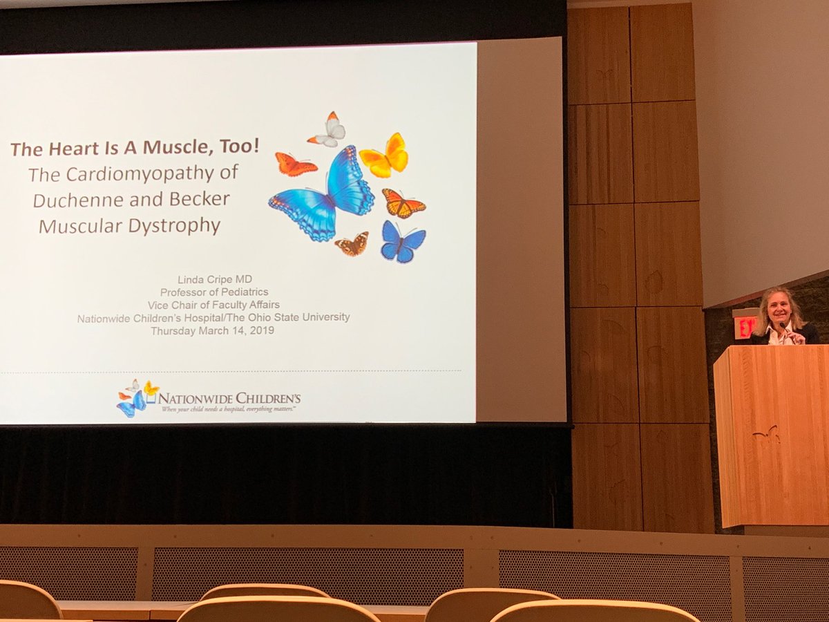 KidsOncDoc's tweet image. Proud of my better half ⁦@LCripeMD⁩ giving grand rounds today ⁦@nationwidekids⁩ on the cardiomyopathy of muscular dystrophy! #ppmd