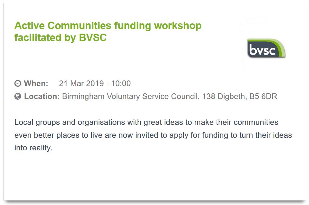 Birmingham Voluntary Service Council tweet media