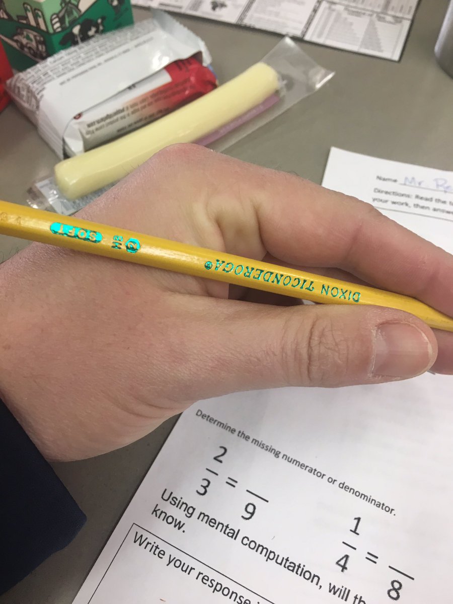 MrRecord21's tweet image. Love math in @teacherbythebe1 class but you know I’ll be using @Ticonderoga pencils ❤️❤️ #SASProjectPocomoke