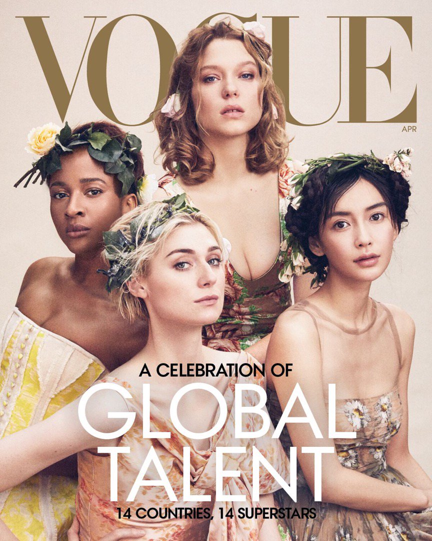 BankyW's tweet photo. Breaking news: My wife is on the cover of @voguemagazine!!!!!!!!!!

 @AdesuaEtomiW you are such an inspiration!!! I'm soooo PROUD of you and happy for you. This is only the beginning, by God's grace. Shine like the star you were always meant to be, baby. Shine!!! https://t.co/wpcqLLxvt4