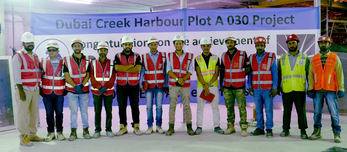 trojanllc's tweet photo. Emaar congratulated Trojan General Contracting for surpassing two million man-hours without LTI at The Harbour Gate Project. We hope to continue with the same spirit to achieve more and more, as to achieve the excellence.
#TrojanHolding #TrojanTurnsTen #safetyfirst #dubaicreek https://t.co/02Xbeco4f1