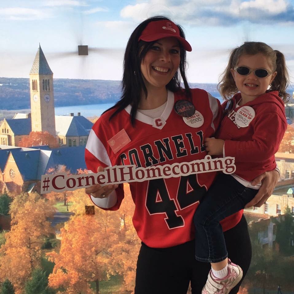 HeatherNAllen05's tweet photo. Show us how much you love @Cornell! Post a photo in/with your Big Red gear along with #CornellGivingDay and the college or unit you want to win $1,500 and a random winner will be drawn at 11 pm. This one is for @BigRed_Football https://t.co/9VoOh3JnQs