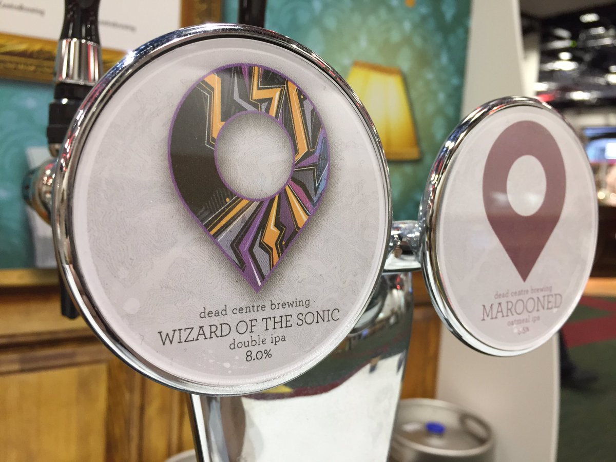 DeadCentreBrew's tweet photo. All set to pour up a goddam storm at @AlltechBrews this weekend! Wizard of the Sonic and Marooned are ready to take on the world! #DIPA #OatmealIPA #IPA @kilbegganfoods https://t.co/ZyCgIIVhAa