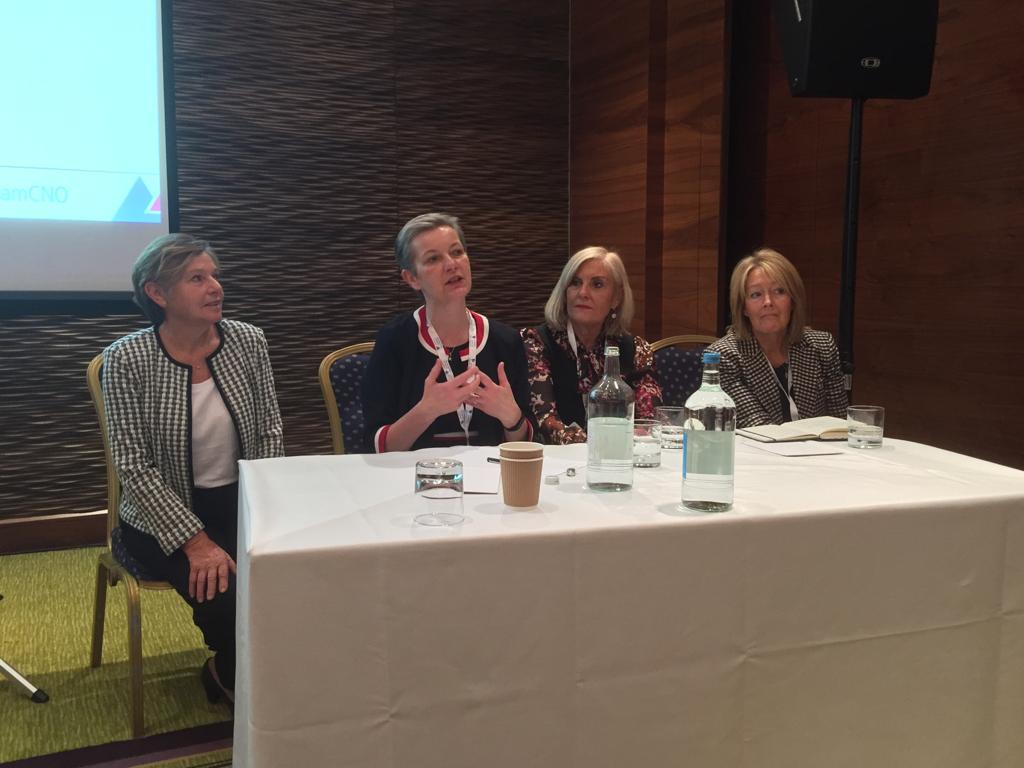 nmcnews's tweet image. The speakers are discussing the opportunities and challenges facing the implementation of the future nurse standards and whether nurses on the ward are fully informed about the changes. 

#CNOSummit #TeamCNO