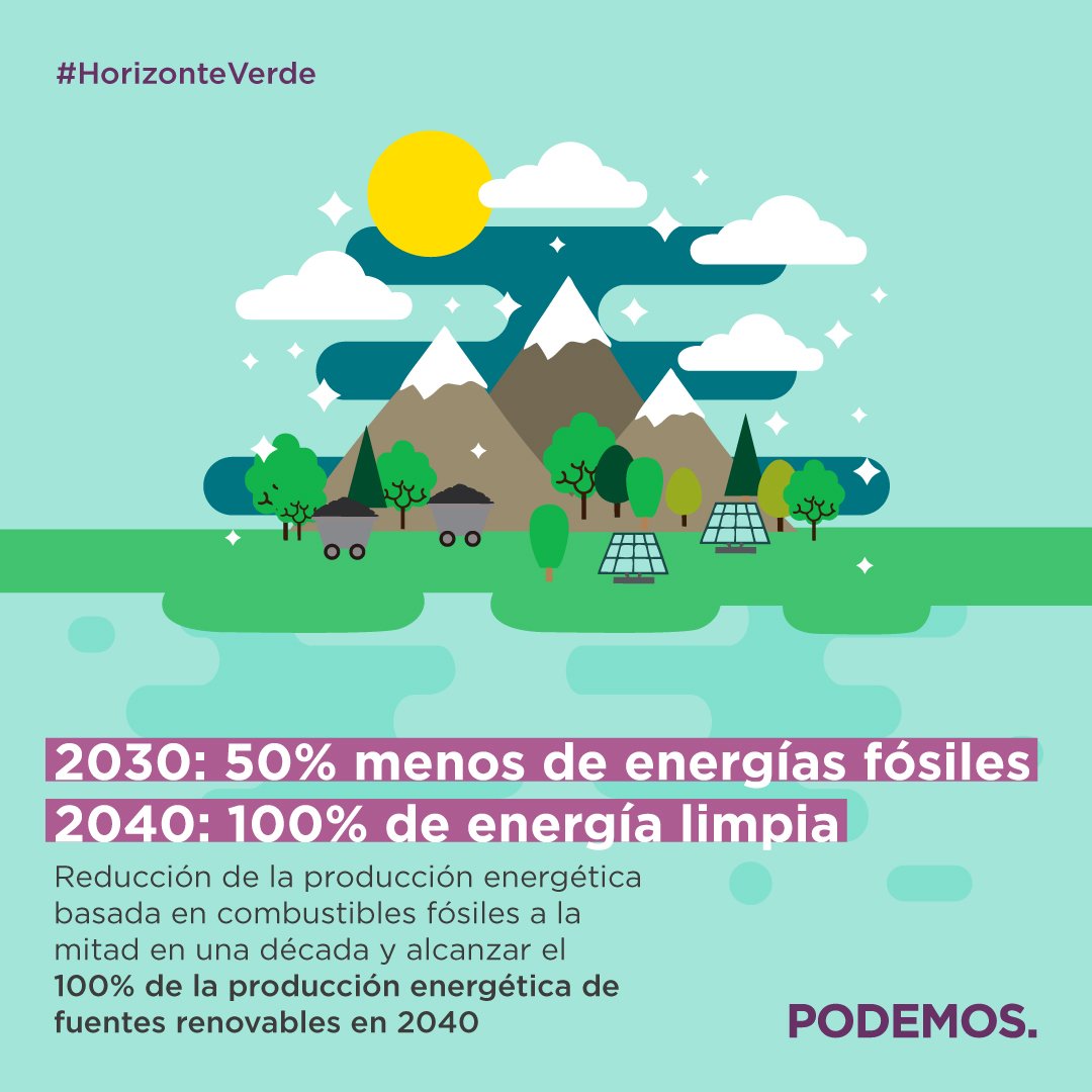 PabloIglesias's tweet photo. Mañana las calles de muchas ciudades españolas se llenarán de jóvenes conscientes del peligro que supone el cambio climático. Estaremos a su lado.

El Plan #HorizonteVerde de Podemos es un compromiso para abordar una situación dramática que no puede esperar.

🌍 #15MClimático https://t.co/OTmCbU2Q3Q