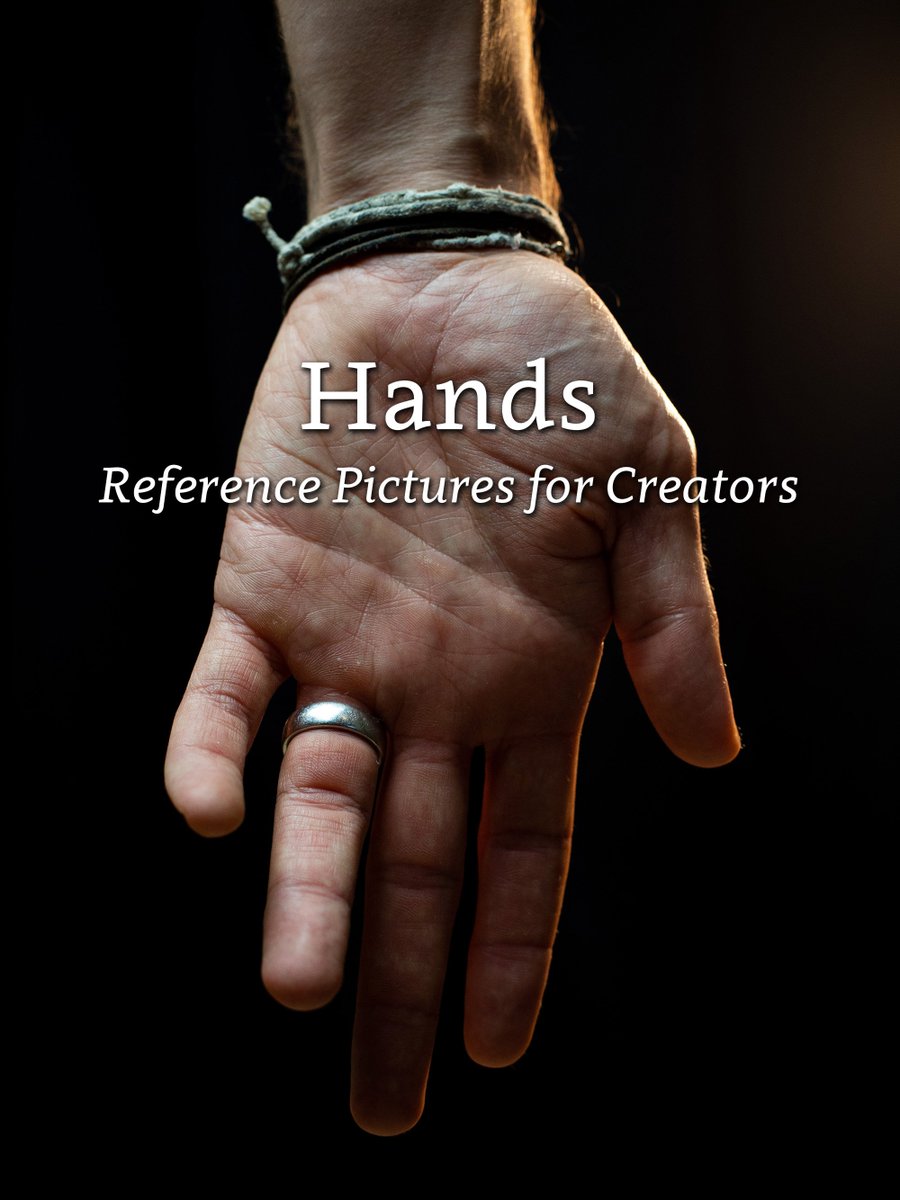noahbradley's tweet image. We did a Reference.Pictures pack of hands! Hands are a pain, as we all know, so we wanted to provide some collections of shots to help y'all add them to your pieces (and study them).
We tried to focus both on expressive gestures and nice lighting.
reference.pictures/hands