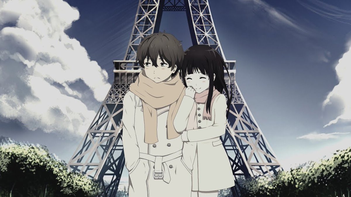 Paris France In Anime Style A Panoramic Viewu1 1 Photo Background And  Picture For Free Download - Pngtree