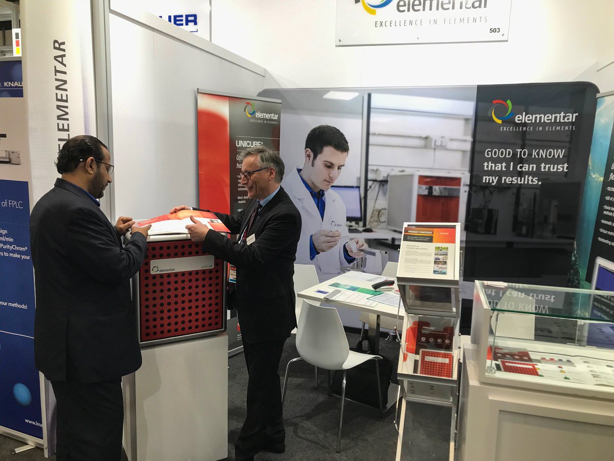 elementargroup's tweet image. Today is the last day at #ArabLab2019 in Dubai - why not stop by stand 503 and see what&apos;s new in #ElementalAnalysis and #StableIsotopeAnalysis? We look forward to meeting you.