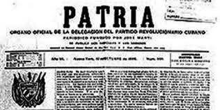 14 de marzo: Día de la Prensa Cubana. En esa fecha, en 1892, Martí fundó en Nueva York el periódico "Patria". Felicitaciones y abrazos a Ronquillo, a Rosa Miriam, a la dirección de la UPEC, a todos los periodistas cubanos.