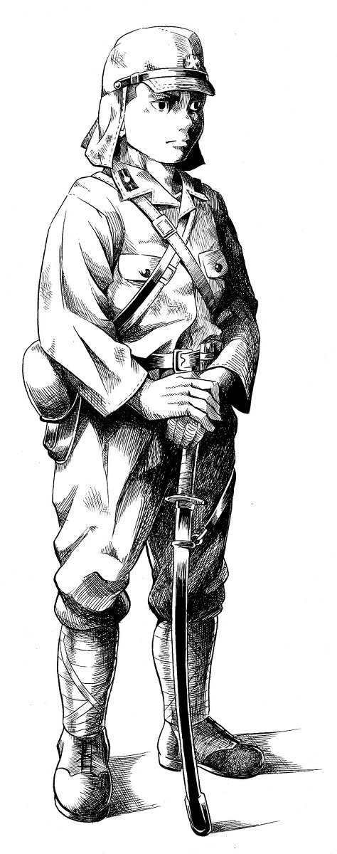 昔描いた物。久しぶりに渋い絵が描きたいのです。 