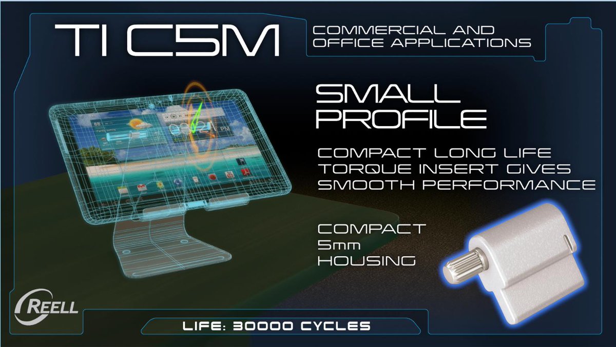 reell's tweet image. @Reell.Precision can provide torque solutions for commercial and office applications  Find out more at reell.com #TorqueSolutions #ESOP #Reell
