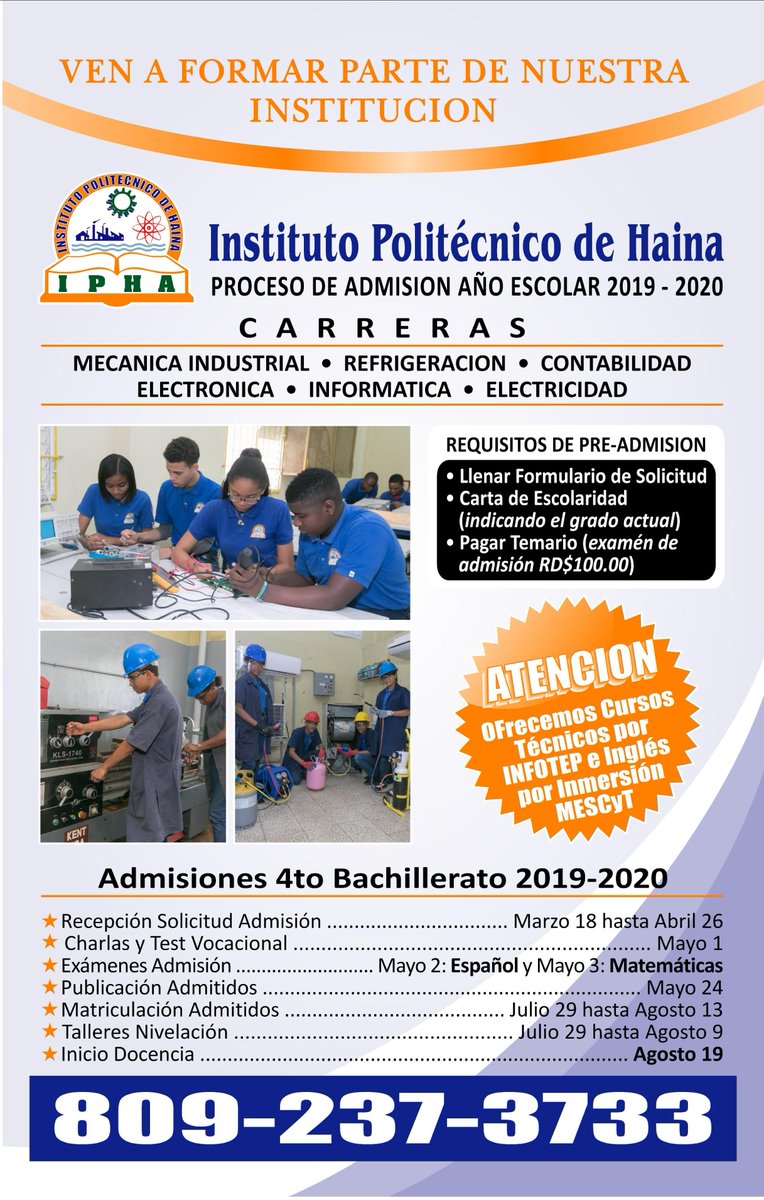 Instituto Politecnico de Haina tweet media