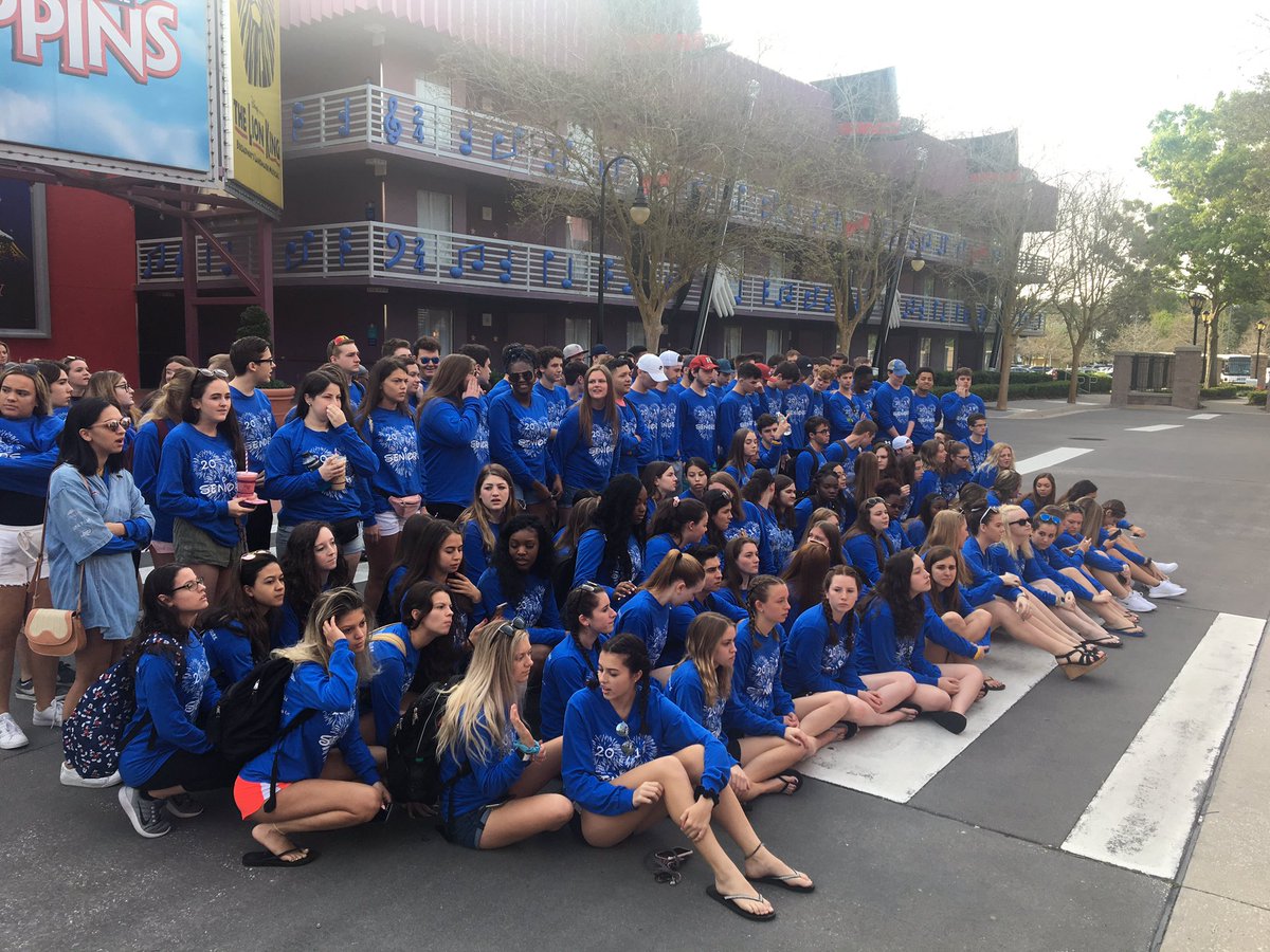 Grateful to be able to spend time with the Class of 2019 in Disney.  They have impressed the adults thus far with their manners, gratitude, and smiles.  #DHSClassof2019