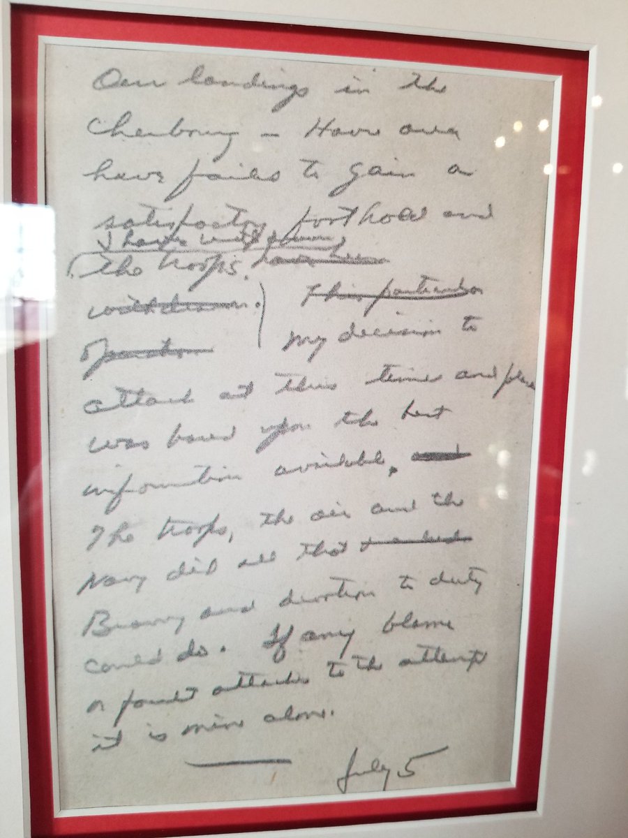 TheKrulakCenter's tweet image. Today's #LeadershipLesson:

If D-Day failed, Gen Eisenhower prepared the following release:

"...The troops, the air and the Navy did all that Bravery and devotion to duty could do. If any blame or fault attaches to the attempt it is mine alone." #ExtremeOwnership @jockowillink
