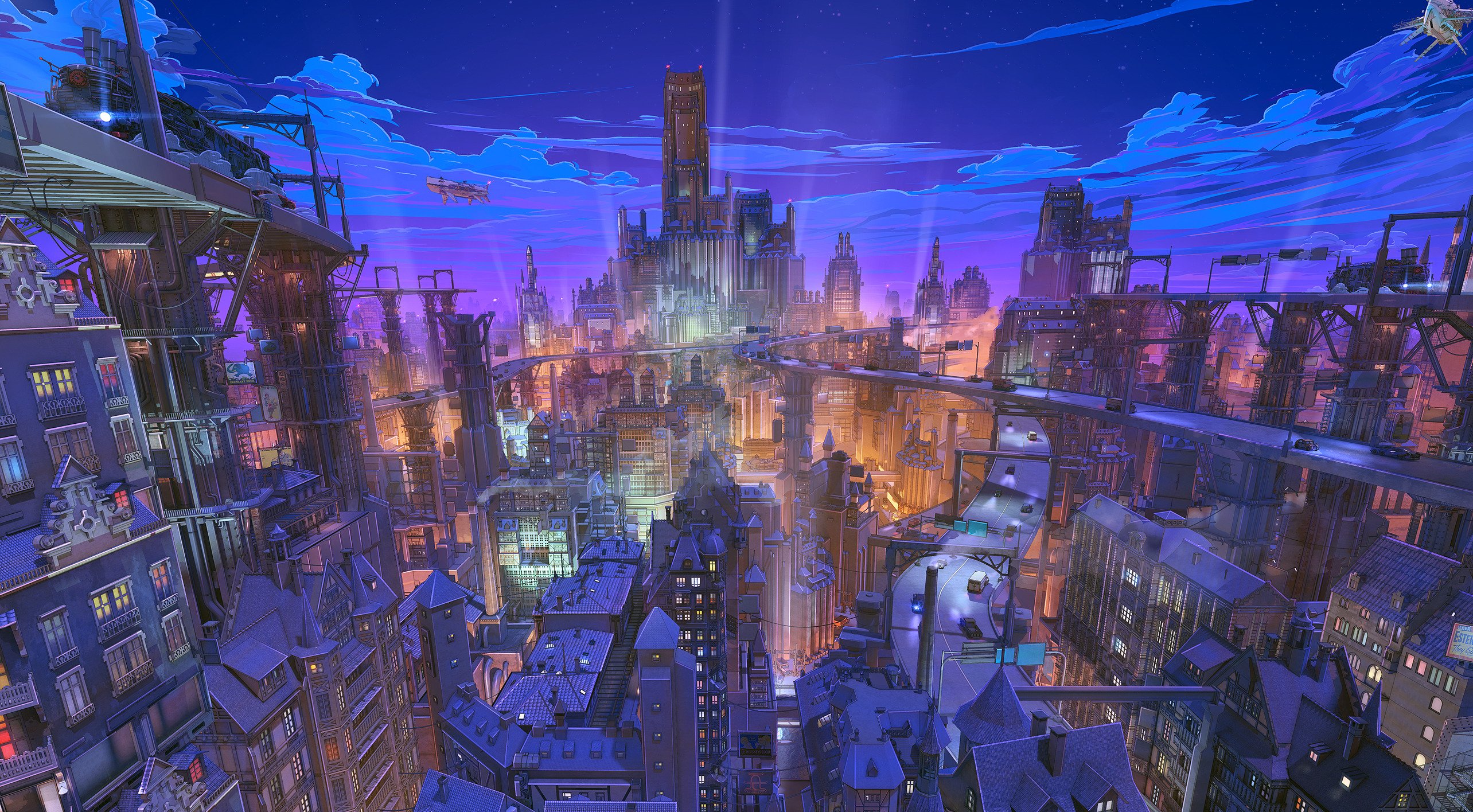 Twitter 上的arsenixc 夜の街 背景 風景 街並み私の古い画像を作り直す T Co Twte6igkbr Twitter