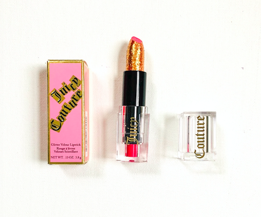 davelackie's tweet photo. I love how glam these Juicy Couture Glitter Velour Lipsticks are. I'm giving away this one in "Ripped &amp; Zipped". To enter, follow @davelackie &amp; RT https://t.co/DKo26tnsOc