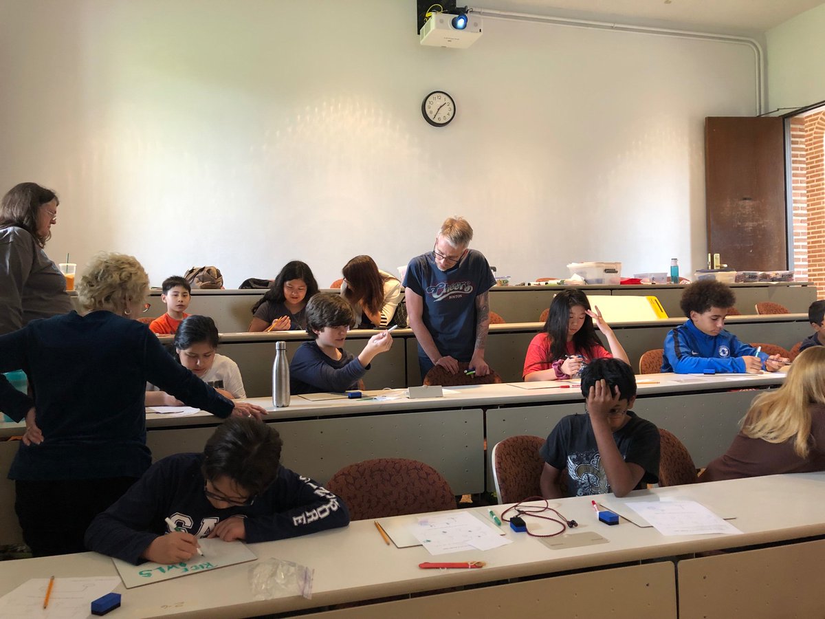 MarenHaenicke's tweet photo. #RUSMP Math-Letics Spring Break Camp, @RiceUSMP Day 4
Exploring Archimedes Law of Levers https://t.co/HqdEouZuAI