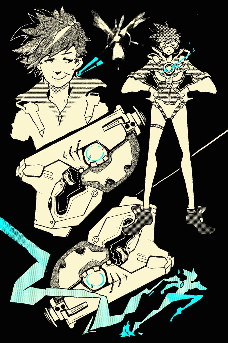 lemonbo0y's tweet photo. ⌚️⏱️⏲️⏰🕰️
Who's fast, stings like a Bee, blinks back in time and Stings you Again? 
My Gal Tracer!!

Had a blast doing this Piece for the racer zine, by @studio_zines, thank you guys for givin me this opportunity!
And dear readers wish you guys the best Time ( pun) in the world! https://t.co/sefSxKdIR9